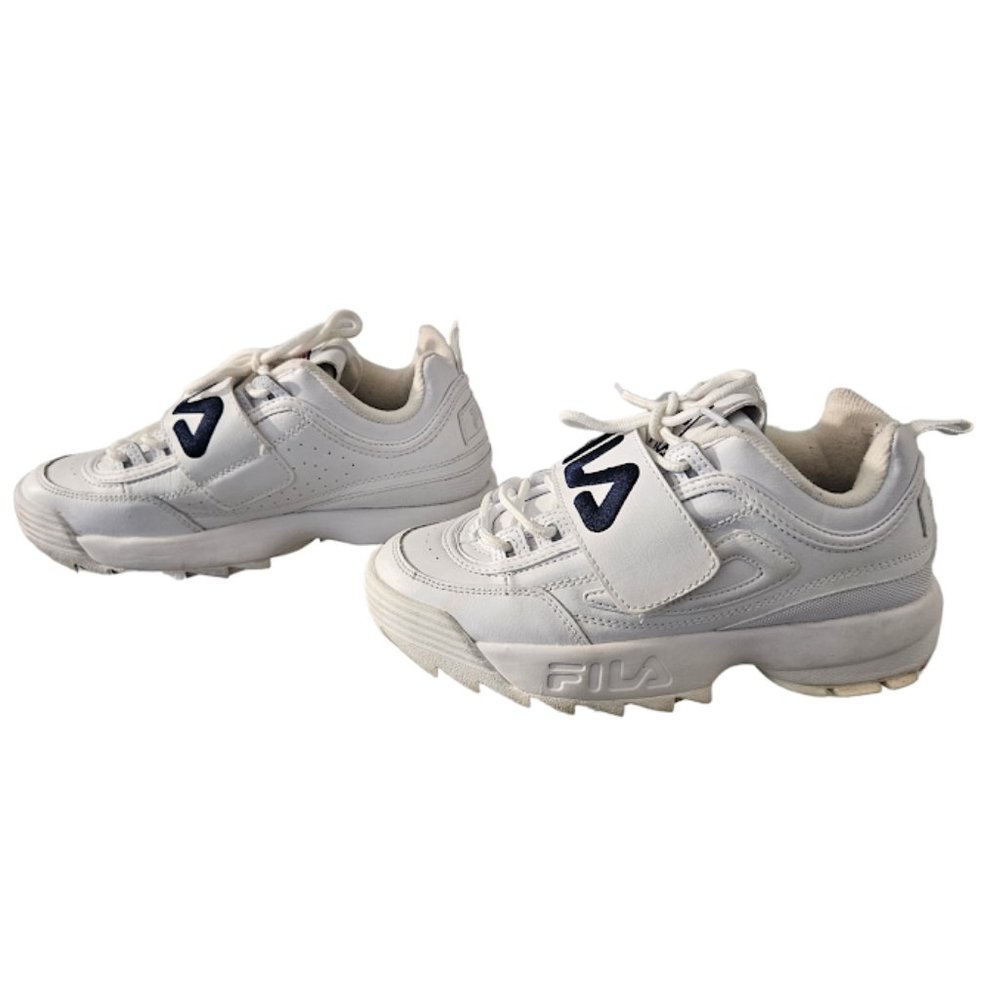 Fila, 7.5, white gym shoes